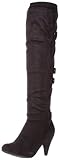 Not Rated Women's Warm Up Knee-High Boot,Black,6 M US