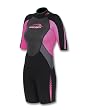 Shorty Wetsuit Ladies 38.5 Osprey Wet Suit Large Long Pink - New Osprey 'Sprey' Wet Suit. Deluxe Style Includes Ehanced Cut and Shape, Front and Back Rubber Wind Cheaters AND Neoprene Zip Cover! Quality Oeko-Tex 100 Certified Ultra Flex 2.5 / 3mm Neoprene.