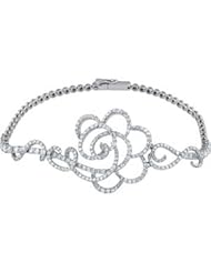 14K White Gold Diamond Bracelet