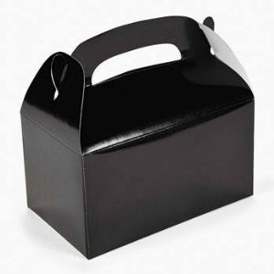 Dozen Black Treat Boxes