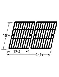 From Amazon.com. Click for details:
 Universal Gas Grill Grate Porcelain Coated Cast Iron Cooking Grid 62152 Universal Gas Grill Grate Porcelain Coated Cast Iron Cooking Grid 62152