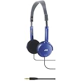 Electronics : JVC HA-L50 A  Lightweight Headphones  - Blue