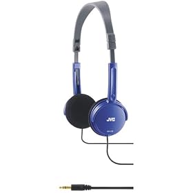 JVC HA-L50 A  Lightweight Headphones  - Blue