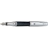 Monteverde Invincia Chrome/CF Fountain Pen - Fine