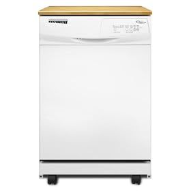 Whirlpool DP1040XTXQ Full Console Dishwasher - White: Appliances