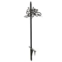 Liberty Garden Products 649 Hyde Park 125-Foot Capacity Two Point Steel Garden Hose Stand Gold