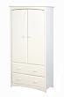 Beatrice Armoire In White Finish By Storkcraft Baby Furniture