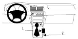 CPH-Brodit Nissan Altima Brodit ProClip Console mount 1998 - 2001 Fits USA - #832571
