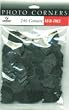 Photo Corners 240/Pkg - Black Matte