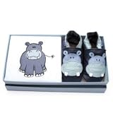 Babygro & Shoes - Hippo Gift Set (6-12 months)