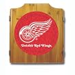 NHL Detroit Redwings Dart Cabinet includes Darts and Board