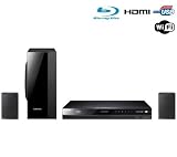 SAMSUNG HT-D4200 Home Cinema system HT-D4200-(Description: Bring high definition into your home with the HT-D4200 Home Cinema system from Samsung and its Blu-ray player. This 2.1 system includes 2 satellite speakers and a subwoofer, delivering 500W of powerful audio thanks to Dolby Digital Plus, Dolby True HD and DTS HD.HDMI connectivity enhances audio video quality, along with Virtual Surround Sound and the MP3 Enhancer. Meanwhile, Upscaling and BD Wise optimise displays, so you can enjoy stan