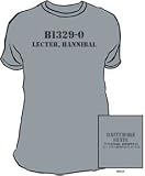 The Silence of the Lambs FORENSIC HOSPITAL Fitted Juniors Size Girly Gray T-shirt Tee Shirt