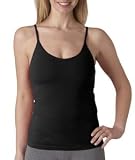 Bella Womens Cotton/Spandex Shelf Bra Tank