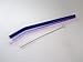 Glass Straws- Bent Blue and Pink