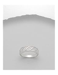 CZ Ring In 92.5 Sterling Silver
