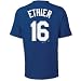 Majestic Apparel T Shirt, Los Angeles Dodgers Andre Ethier #16 Graphic Royal Blue XL