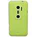 TPU-Cases Matte Back Android Green Flexible TPU Skin Cover Mobile Phone Case for HTC Evo 3D (Sprint) [TPU-Cases Retail Packaging]