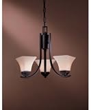 Minka Lavery Lights 1813-66 Mini 3LT Chandelier - Black Agilis Contemporary Indoor Lighting