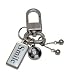 Mona Lisa Smiles Purse Clip Key Chain