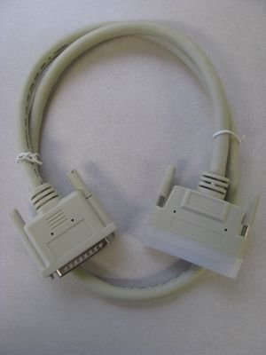 3 Ft 25-Pin DB25 Male to 68-Pin HD68 Male External SCSI Cable SCSI-HD68-DB25-03
