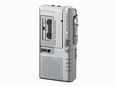 Aiwa TP-M440 Diktiergerät silber