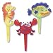 12 pc Sea Creature Puffy Cupcake Cake Picks