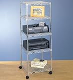 5 TIER UNIT USES 3/4 DIAMTER CHROME POSTS (Chrome) (47