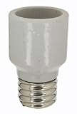 read full review Leviton 8647-100 Mogul Base, One-Piece, Adapters/Extensions, Incandescent, Glazed Porcelain Lampholder, 2-3/8-Inch, For Porcelain Sockets Only, White