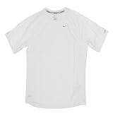 NIKE(ナイキ) 半袖 Tシャツ DRI-FIT ランニング メンズ ホワイト 405206-100　Ｌサイズ