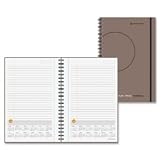 AT-A-GLANCE Planning Notebook with Reference Calendar, 9 1/4 x 6 1/8 Inches, Gray (70-6210-00)
