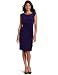 Jones New York Women's Matte Jersey Rosette Dress, Purple Orchid, 4
