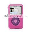 30GB iPod Video Hot Pink Silicone Skin w/ FREE Armband and Screen Protector