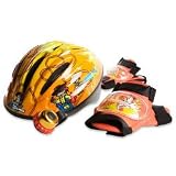 Kidzamo: Fireboy Bicycle Helmet and Padset Combo