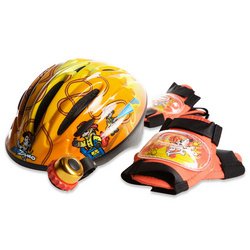 Childrens Toyshop  Toys : Kidzamo: Fireboy Bicycle Helmet and Padset Combo