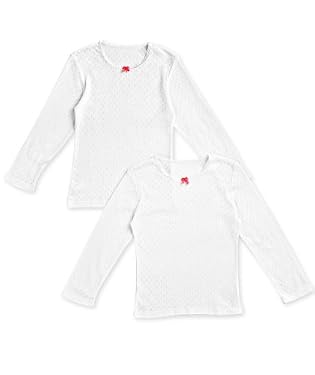 2 Pack Girls Thermal Vest