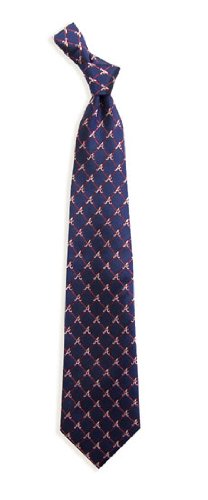 Atlanta Braves Woven 1 Silk Necktie