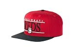 MLB Men's Cincinnati Reds Nineties Snapback Cap (Red/Black, Adjustable)