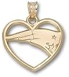 New England Patriots Full Logo Heart Charm/Pendant