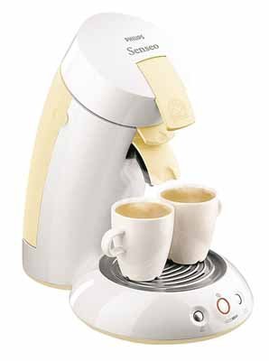 Philips - HD-7810/20 - Senseo - Cafetière à dosettes - Blanc et Or