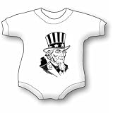 AMERICANA-8 Bib and Onesie