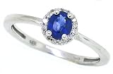 31XxKRMWzeL. SL160  0.45ct Oval Sapphire and Diamond Ring in 10Kt White Gold