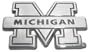 University of Michigan Wolverines NCAA College Chrome Plated Premium Metal Car Truck Motorcycle Emblem