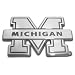 University of Michigan Wolverines NCAA College Chrome Plated Premium Metal Car Truck Motorcycle Emblem