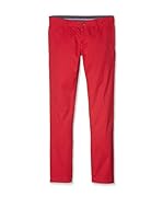 Hackett London Pantalón Class Chino Y (Rojo)