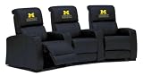 Michigan Wolverines Leather Theater Seat