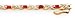 10K RUBY AND DIAMOND BRACELET D.11 R 1.80 7"