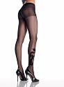 Dragon Tatoo Sheer Pantyhose O/S BLACK