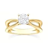 0.25 Carat VS2 - GIA Certified Diamond Solitaire Engagement Ring on 14k White Gold