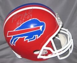 Bruce Smith Signed Buffalo Bills full-size replica helmet w/HOF 09